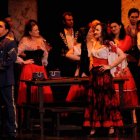 Imagen de una de las escenas de la representación de la ópera ‘Carmen’.