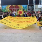 Un momento de la manifestación de ayer. J.M.GARCIA