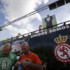 La afición de Valencia de Don Juan se volcó con la caravana de la Cultural