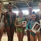 Las gimnastas del Club Armonía que triunfaron en el Campeonato de Castilla y León