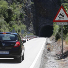 El túnel de Peñarrubia, donde se produjo la colisión entre los dos vehículos.