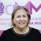 Teresa Regueiro, en el acto celebrado en Madrid para el encuentro de pacientes y especialistas. DL