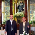 Carlos y José Luis Ingelmo son los mayordomos de la Hermandad de San Juan de Sahagún