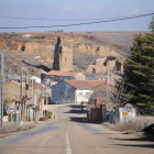 Entrada al pueblo de Pajares de los Oteros.