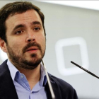 El líder de Izquierda Unida, Alberto Garzón.