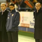 El presidente y el director deportivo del Sevilla estuvieron antes del inicio en el campo