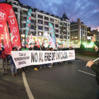 Protesta de los trabajadores de Unicaja la semana pasado por el ERE: RAMIRO