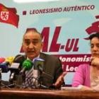 De Francisco y Covadonga Soto, ayer en rueda de prensa