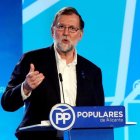Rajoy, en un mitin del PP.