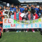 Alumnos del Centro de Educación Especial Bérgidum compartieron el entrenamiento con la plantilla.