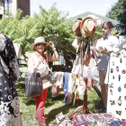 El mercadillo romántico y los cuerpos pintados.