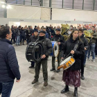 Actuación del pasacalles de la banda de música de Cistierna para celebrar Santa Cecilia. CAMPOS