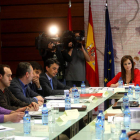 La consejera de Agricultura y Ganadería, Silvia Clemente, presidió la Mesa del Sector Ovino.