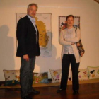 Celestino Pérez y Ana María García, ayer, en Villablino.