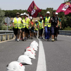 Un momento de la Marcha Negra, que llevó a los mineros a Madrid el pasado 11 de julio.