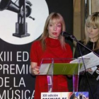 Las componentes del grupo musical Dover dan a conocer los ganadores de los Premios de la Música