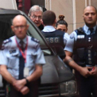 El cardenal George Pell a su arribo a la Corte Suprema de Victoria en Melbourne, Australia.