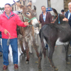 La lluvia obligó a aplazar la tradicional carrera de burros de Noceda del Bierzo.