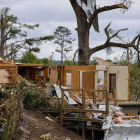 Una vivienda destruida en la localidad de Soso, Misisipi. DAN ANDERSON