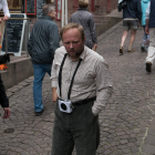 El protagonista de la obra durante el rodaje del documental sobre el Camino de Santiago. GREG SCOTT