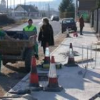 Aspecto que presentaban las obras estos días, a la espera de que en primavera estén inauguradas