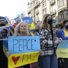 la comunidad ucraniana se manifestó en León. DL