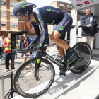 Valverde lució su nivel acariciando el podio en la crono y hoy aspira al título en la prueba en línea.