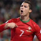 Cristiano Ronaldo, durante un encuentro con Portugal
