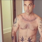 Robbie Williams, desnudo en un vídeo casero colgado de Instagram.