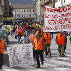 Los cazadores de la comarca recorrieron las calles de Riaño. CAMPOS