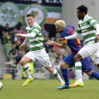 Messi, durante el Barcelona-Celtic del sábado. BARRY CRONIN