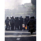 Un momento de la manifestación en el Gran Bazar.