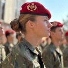 La princesa Leonor, en la Academia Militar de Zaragoza. SPANISH ROYAL HOUSE HANDOUT