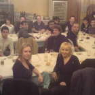 Reunión de blogueros en un restaurante leonés.