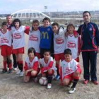 Equipo del Garden B que milita en la categoría alevín