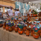 Imagen tomada ayer de la Feria Internacional de Alfarería de La Bañeza. MEDINA