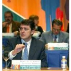Fernández Mañueco, con Mario Amilivia al fondo, en la FRMP