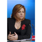 La portavoz del comité electoral de PSOE, Elena Valenciano.