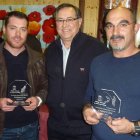 Frutos, junto a los campeones de salmónidos lance y mosca.