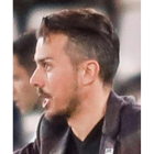 Rubén de la Barrera se dirige al equipo desde la banda en un lance del encuentro disputado en los Juegos Mediterráneos. CURRO VALLEJO