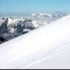 Los espesores de nieve en San Glorio alcanzan cada invierno niveles espectaculares y de gran calidad