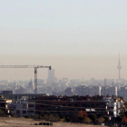 Vista de la polución que se aprecia en la ciudad de Madrid.