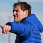 Paulino Martínez, entrenador del Atlético Astorga. SECUNDINO PÉREZ