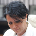 Rosa Luna, ayer tarde en su despacho privado, con lágrimas en su anuncio de despedida. L. DE LA MATA