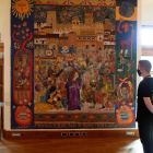 Imagen de un tapiz expuesto en Botines. J. CASARES