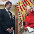 Rajoy fue recibido por el Papa en La Almudena.