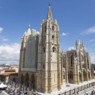 Vista exterior de la Catedral de León