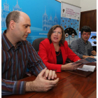Antonio Morán, Gancedo y Donís presentan el festival. L. DE LA MATA
