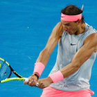 Rafa Nadal se mostró muy consistente frente a un rival al que nunca dio opciones. SHRESTA