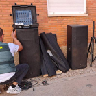 Imagen del equipo de sonido recuperado por la Guardia Civil. DL